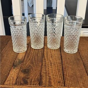Vintage Jelly Jar Tumbler Set (4)